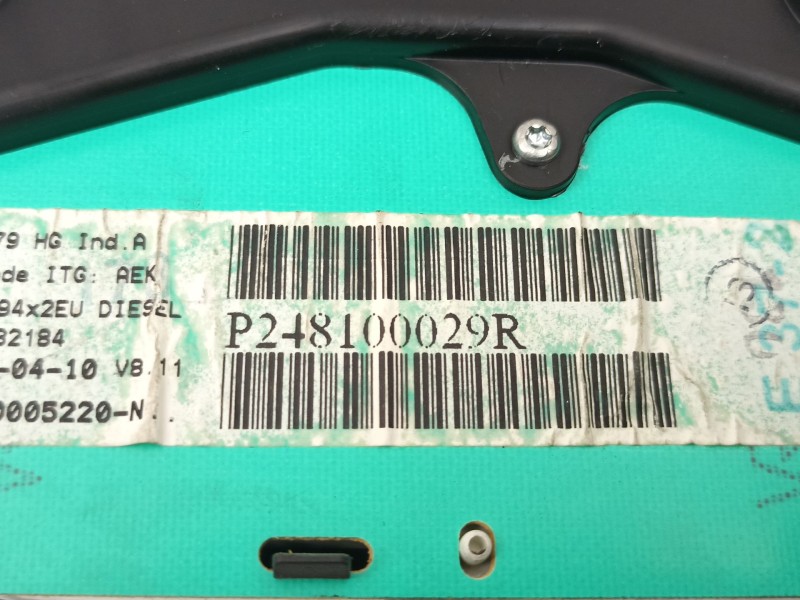 Recambio de cuadro instrumentos para dacia duster (hs_) 1.5 dci referencia OEM IAM 248100029R  