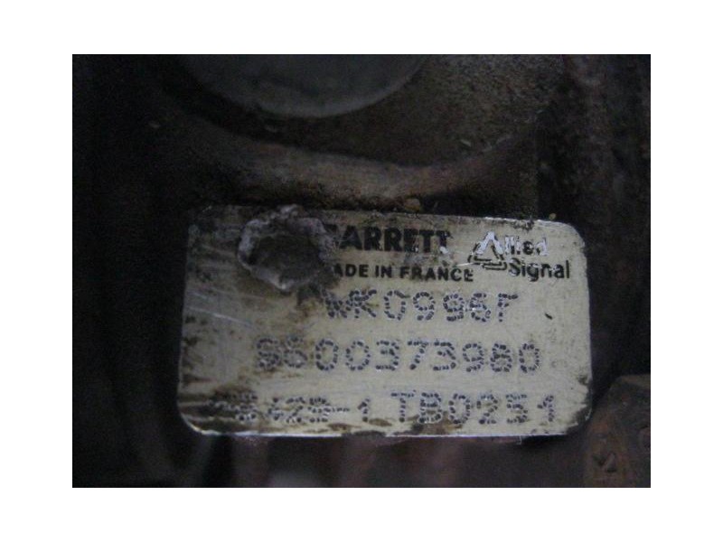 Recambio de turbo : peugeot 605 : 1.9 td 12v 4p [1970] para peugeot 605 1.9 td 12v   4p referencia OEM IAM WK0996F  
