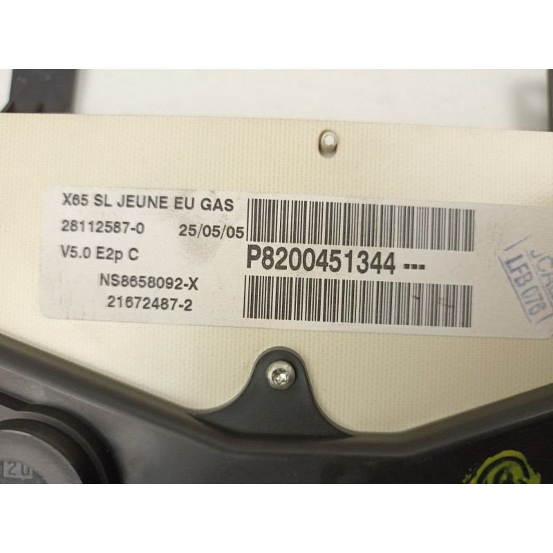 Recambio de cuadro instrumentos para renault clio ii (bb_, cb_) 1.5 dci (b/cb07) referencia OEM IAM 8200451344  