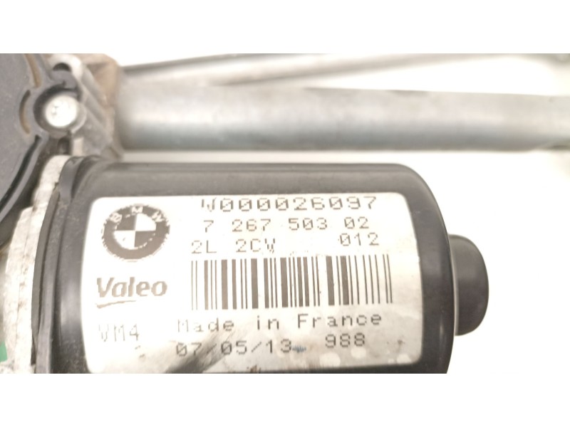 Recambio de motor limpia delantero para bmw 1 (f20) 118 d referencia OEM IAM 7267503 W000026097 