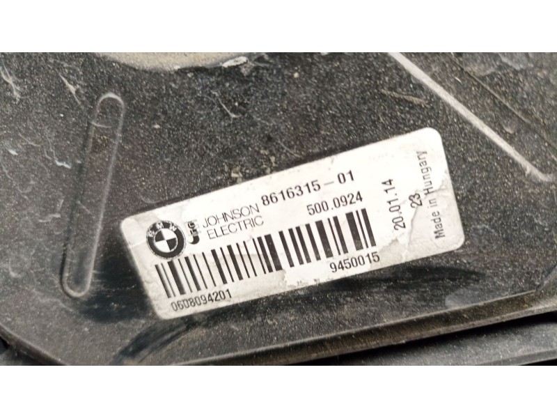 Recambio de electroventilador para bmw 1 (f20) 118 d referencia OEM IAM 8616315 5000924 