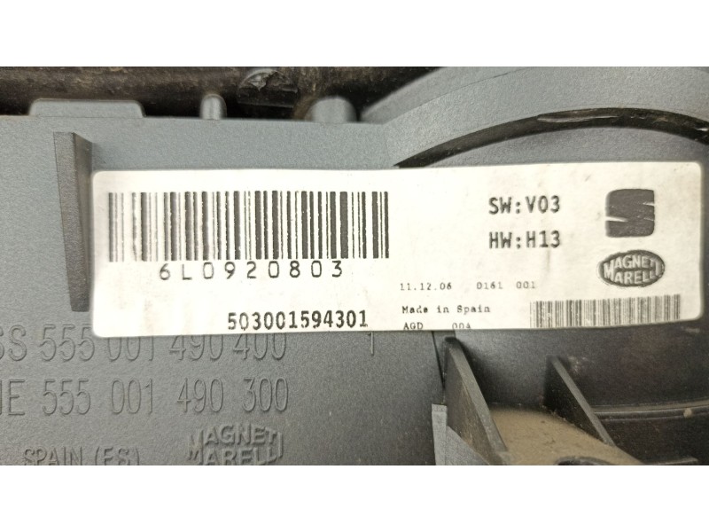 Recambio de cuadro instrumentos para seat ibiza iii (6l1) 1.4 16v referencia OEM IAM 6L0920803  