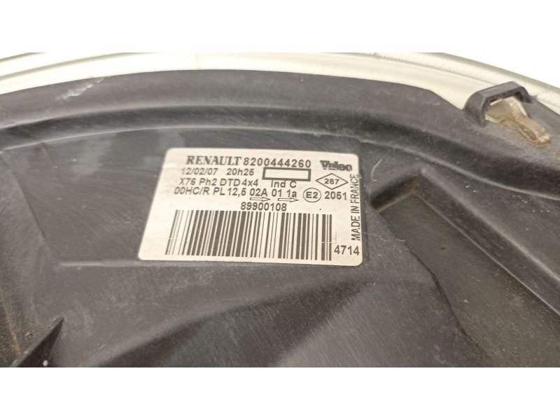 Recambio de faro derecho para renault kangoo express (fc0/1_) 1.5 dci referencia OEM IAM 8200444260  