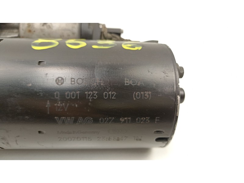 Recambio de motor arranque para seat leon (1p1) 1.9 tdi referencia OEM IAM 02Z911023F 0001123012 