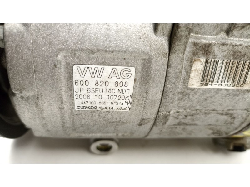 Recambio de compresor aire acondicionado para seat ibiza iii (6l1) 1.4 16v referencia OEM IAM 6Q0820808  