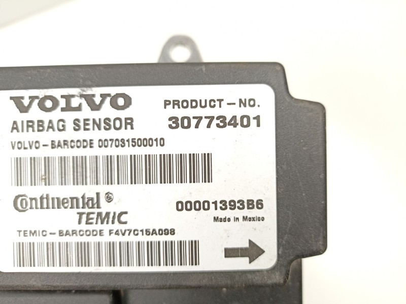 Recambio de centralita airbag para volvo s40 1.6 td referencia OEM IAM 30773401  