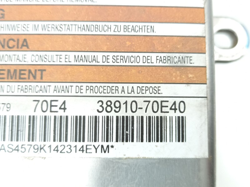 Recambio de centralita airbag para suzuki santana 300/350 2.0 tdi 4x4 referencia OEM IAM 3891070E40  