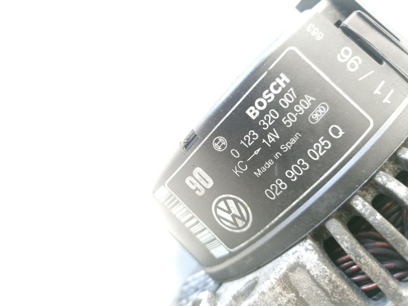Recambio de alternador para seat toledo i (1l2) 1.9 tdi referencia OEM IAM 028903025Q 0123320007 