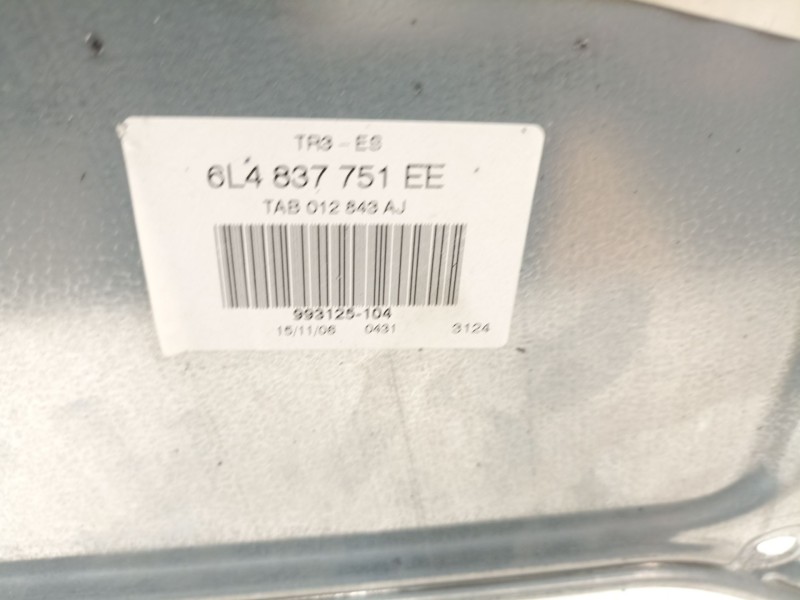 Recambio de elevalunas delantero izquierdo para seat ibiza iii (6l1) 1.4 16v referencia OEM IAM 6L4837751EE  6L2959802A