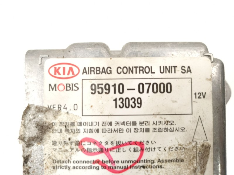 Recambio de centralita airbag para kia picanto i (sa) 1.0 referencia OEM IAM 9591007000  