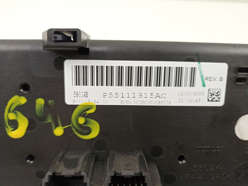 Recambio de mandos calefaccion aire para chrysler sebring (js) 2.0 vvt referencia OEM IAM 55111815AC  