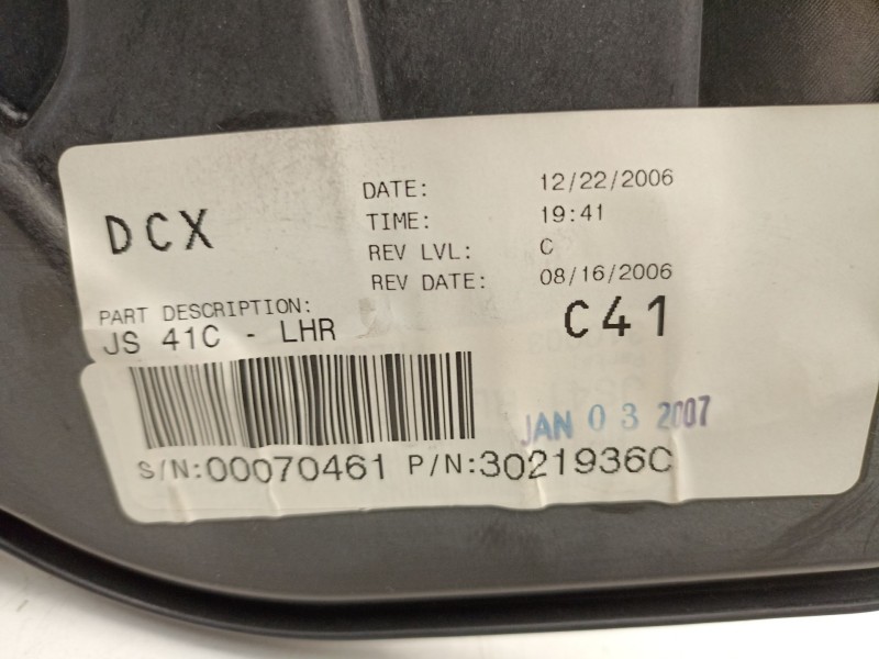 Recambio de elevalunas trasero izquierdo para chrysler sebring (js) 2.0 vvt referencia OEM IAM 3021936C  