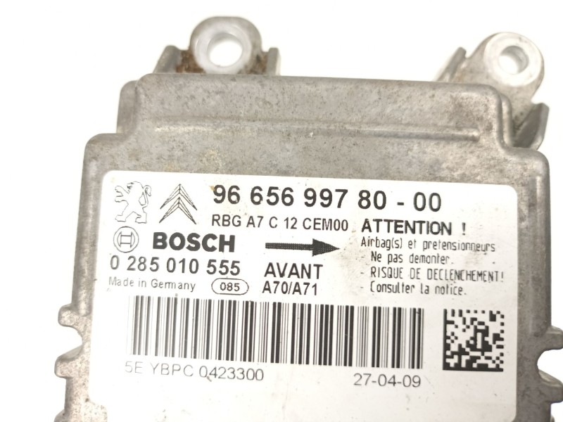 Recambio de centralita airbag para peugeot 207/207+ (wa_, wc_) 1.4 hdi referencia OEM IAM 9665699780 0285010555 