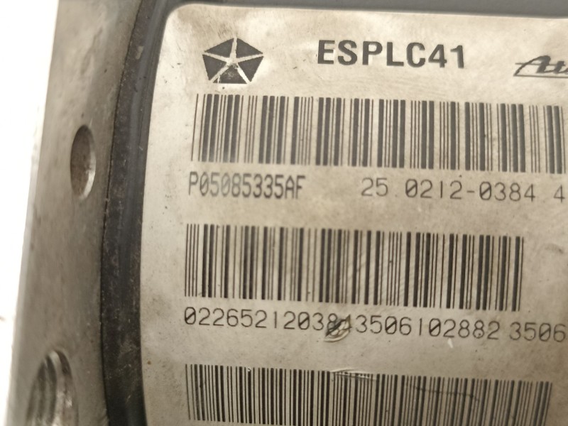 Recambio de abs para chrysler sebring (js) 2.0 vvt referencia OEM IAM 5085335AF  P05085335AF