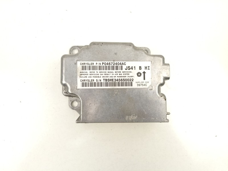 Recambio de centralita airbag para chrysler sebring (js) 2.0 vvt referencia OEM IAM 4672404AC  