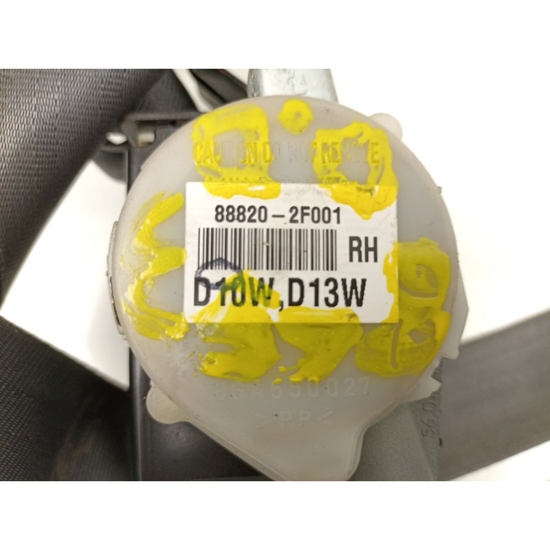 Recambio de cinturon seguridad delantero derecho para kia cerato i hatchback (ld) 1.5 crdi referencia OEM IAM 888202F001  