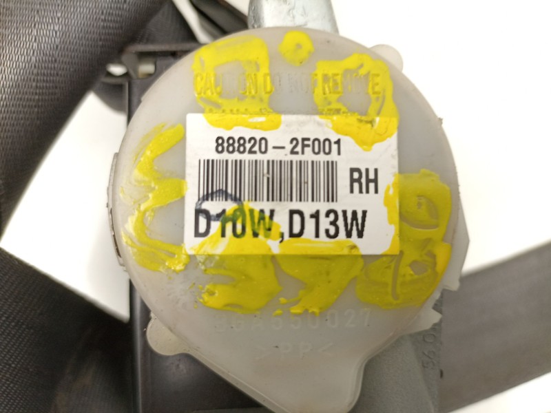 Recambio de cinturon seguridad delantero derecho para kia cerato i hatchback (ld) 1.5 crdi referencia OEM IAM 888202F001  