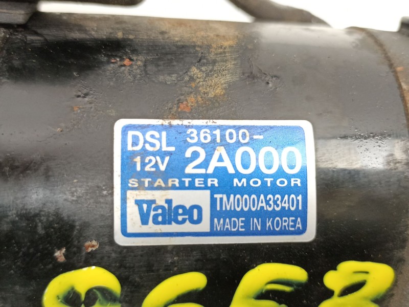 Recambio de motor arranque para kia cerato i hatchback (ld) 1.5 crdi referencia OEM IAM 361002A000 TM000A33401 