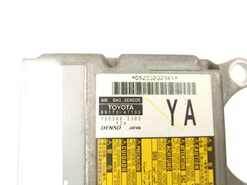 Recambio de centralita airbag para toyota prius zvw30 prius advance referencia OEM IAM 8917047100 1503002302 