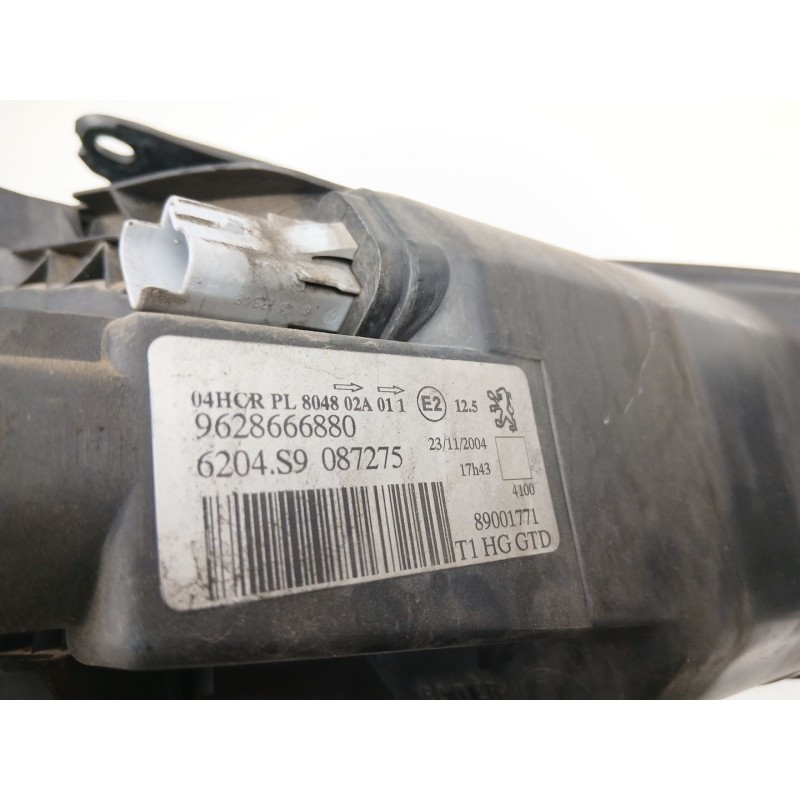 Recambio de faro izquierdo para peugeot 206 hatchback (2a/c) 1.4 hdi eco 70 referencia OEM IAM 9628666880  