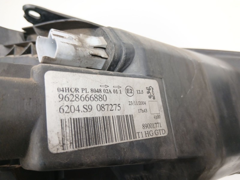 Recambio de faro izquierdo para peugeot 206 hatchback (2a/c) 1.4 hdi eco 70 referencia OEM IAM 9628666880  