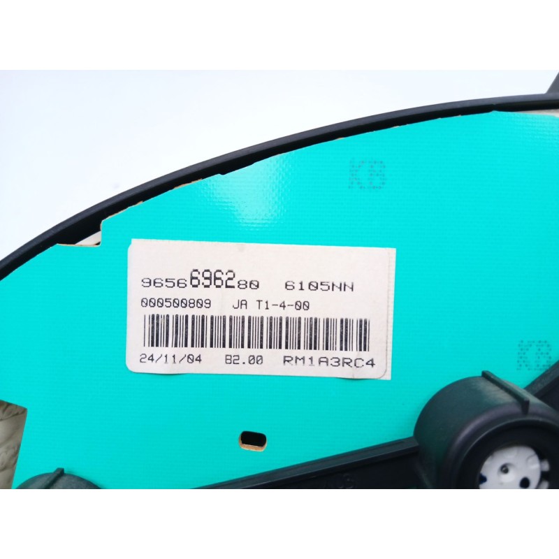 Recambio de cuadro instrumentos para peugeot 206 hatchback (2a/c) 1.4 hdi eco 70 referencia OEM IAM 9656696280  