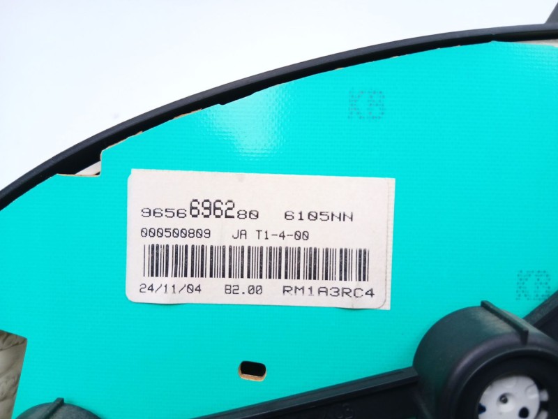 Recambio de cuadro instrumentos para peugeot 206 hatchback (2a/c) 1.4 hdi eco 70 referencia OEM IAM 9656696280  