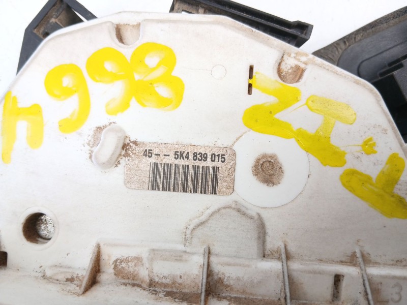 Recambio de cerradura puerta trasera izquierda para skoda yeti (5l) 2.0 tdi 4x4 referencia OEM IAM 5K4839015  