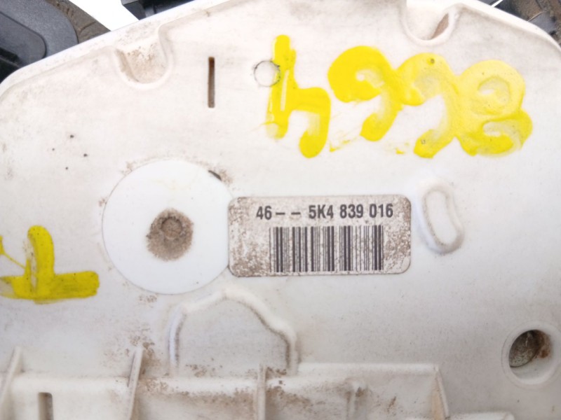 Recambio de cerradura puerta trasera derecha para skoda yeti (5l) 2.0 tdi 4x4 referencia OEM IAM 5K4839016  
