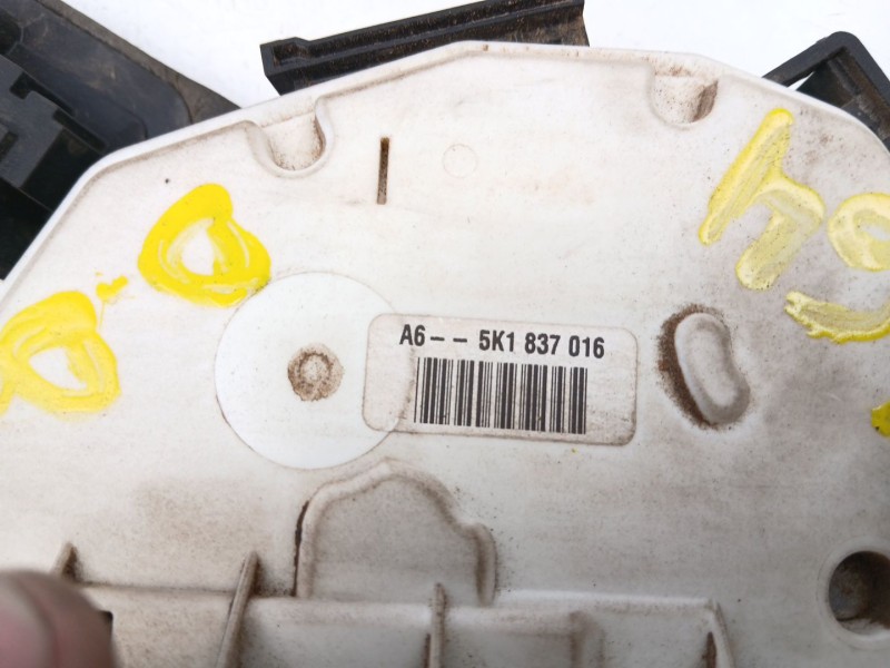 Recambio de cerradura puerta delantera derecha para skoda yeti (5l) 2.0 tdi 4x4 referencia OEM IAM 5K1837016  