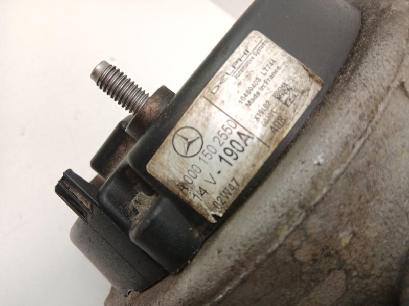 Recambio de alternador para mercedes-benz clase c (w203) c 220 cdi (203.006) referencia OEM IAM A0001502550  