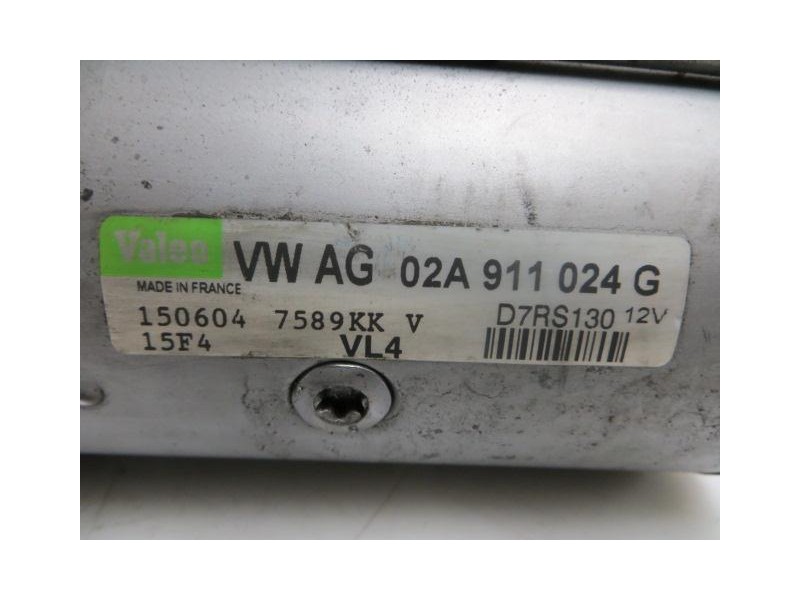 Recambio de motor arranque : skoda octavia : 1.9 tdi -alh (89,76cv) [2004] para skoda octavia 1.9 tdi -alh referencia OEM IAM 02