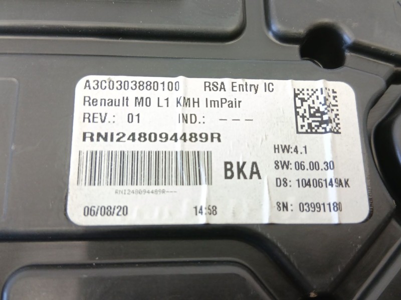 Recambio de cuadro instrumentos para renault express furgoneta/monovolumen 1.5 blue dci 75 (f6aa) referencia OEM IAM 248094489R 