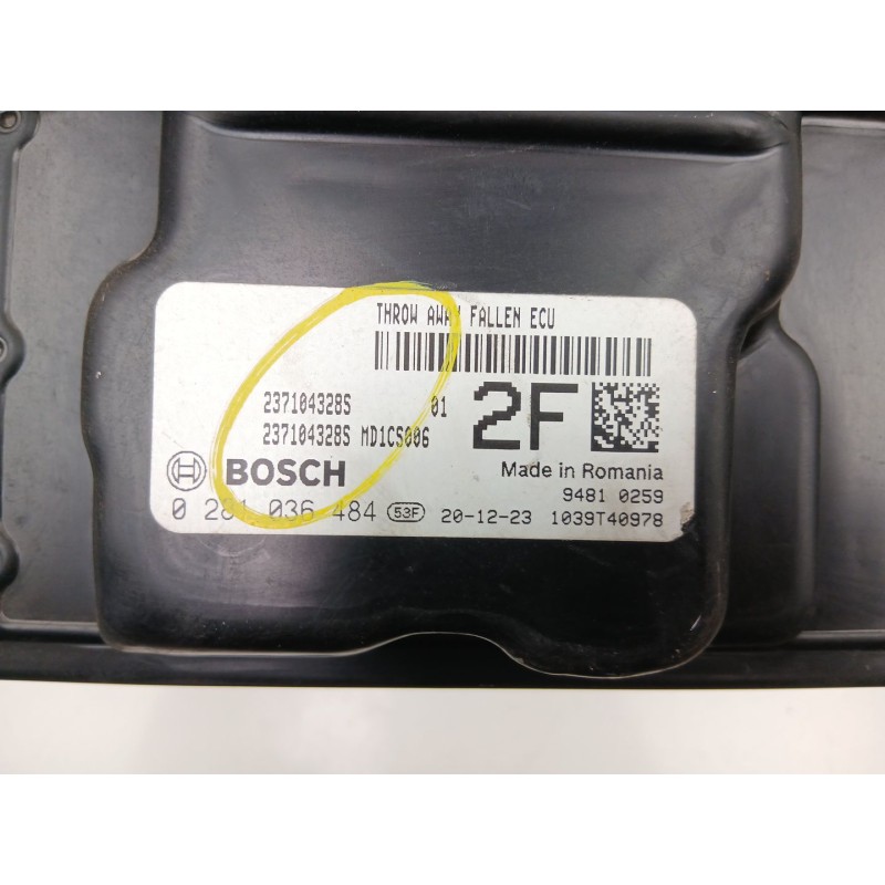 Recambio de centralita para renault express furgoneta/monovolumen 1.5 blue dci 75 (f6aa) referencia OEM IAM 237104328S 028103584