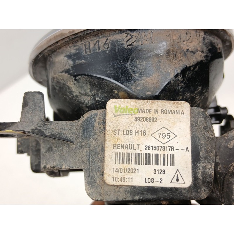 Recambio de antiniebla derecho para renault express furgoneta/monovolumen 1.5 blue dci 75 (f6aa) referencia OEM IAM 261507817R  