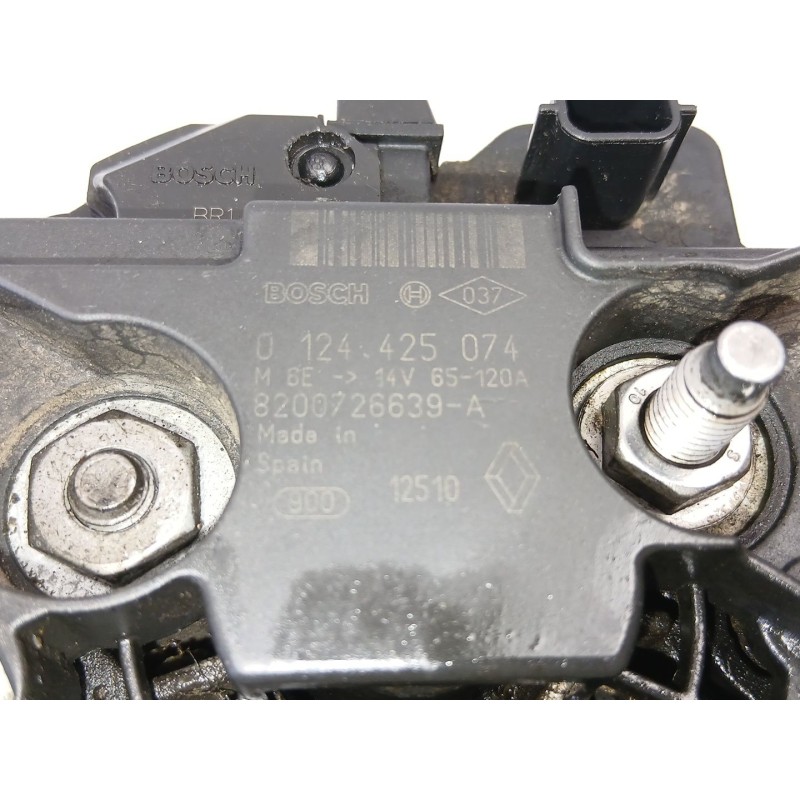 Recambio de alternador para renault scénic ii (jm0/1_) 2.0 dci (jm1k) referencia OEM IAM 8200726639 0124425074 