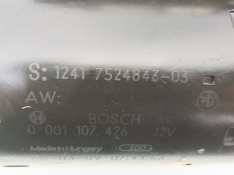 Recambio de motor arranque para bmw 3 (e90) 320 i referencia OEM IAM 12417524843 0001107426 