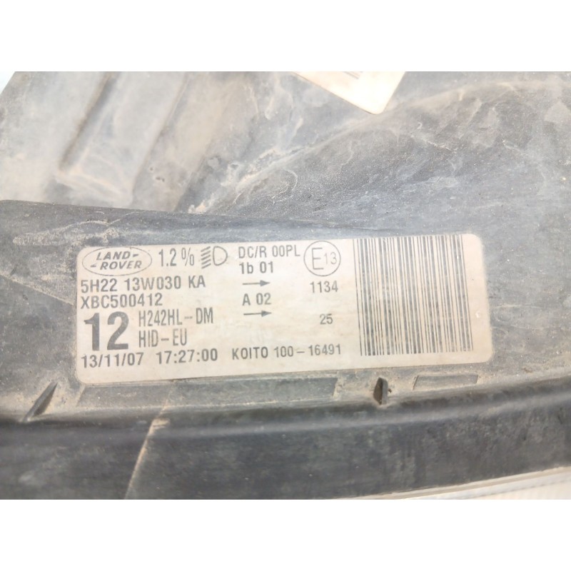 Recambio de faro izquierdo para land rover discovery iii (l319) 2.7 td 4x4 referencia OEM IAM XBC500412 5H2213W030KA 