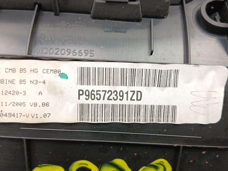Recambio de cuadro instrumentos para citroën c4 coupé (la_) 1.6 16v referencia OEM IAM 96572391ZD  