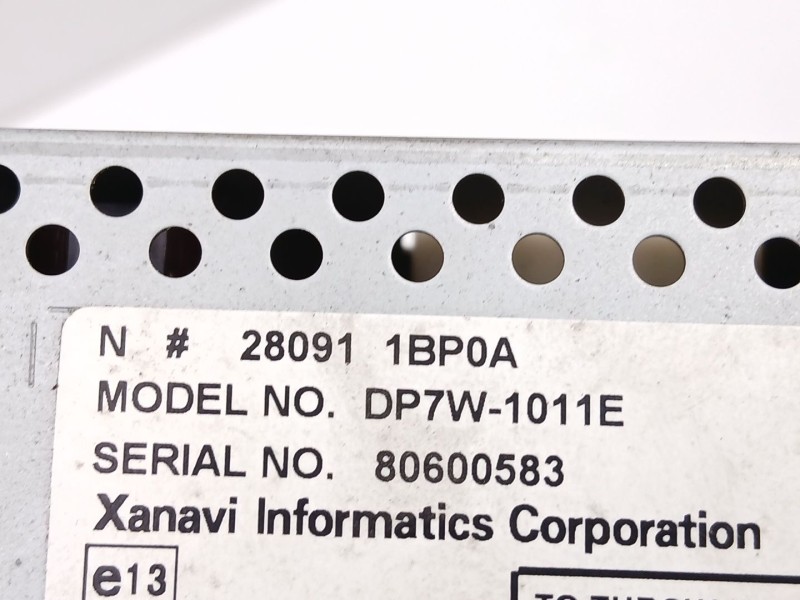 Recambio de radio cd/mp3 para infiniti g sedán 37 referencia OEM IAM 281851AN0B 28395JU40B 280911BP0A