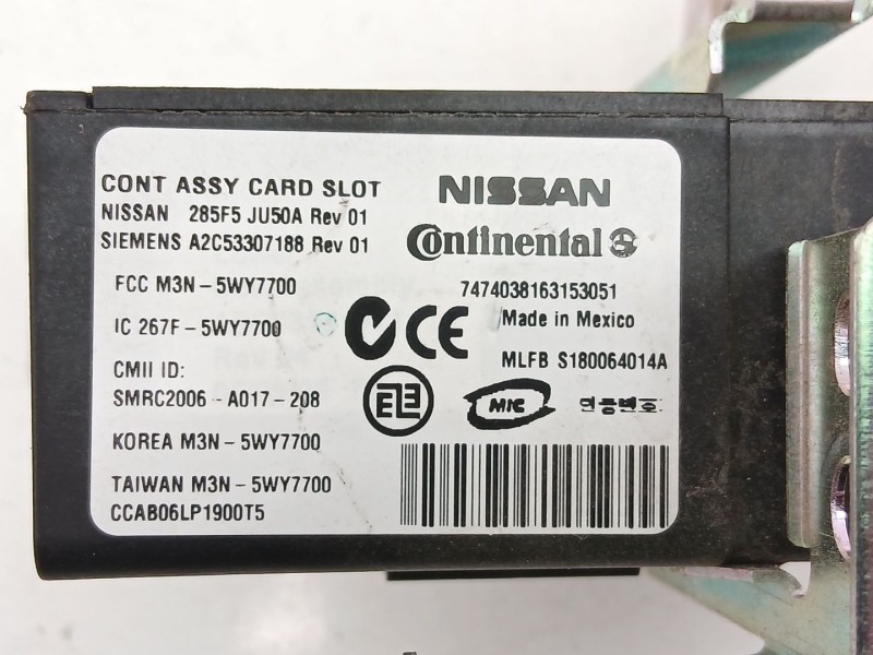 Recambio de conmutador de arranque para infiniti g sedán 37 referencia OEM IAM 285F5JU50A  