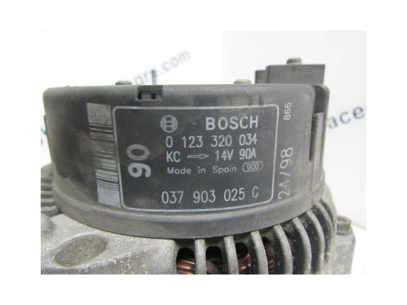 Recambio de alternador : volkswagen new beetle : 2.0 g (115,57cv) 3p [2000] para volkswagen new beetle 2.0 g referencia OEM IAM 