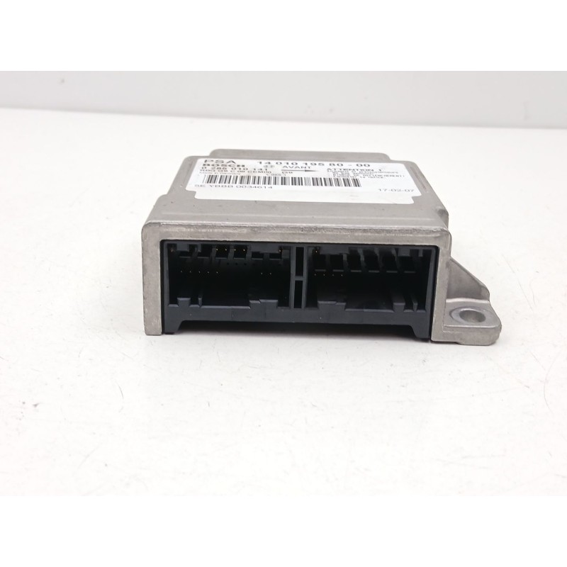 Recambio de centralita airbag para citroën jumpy ii furgoneta 2.0 hdi 120 referencia OEM IAM 1401019580 0285010141 