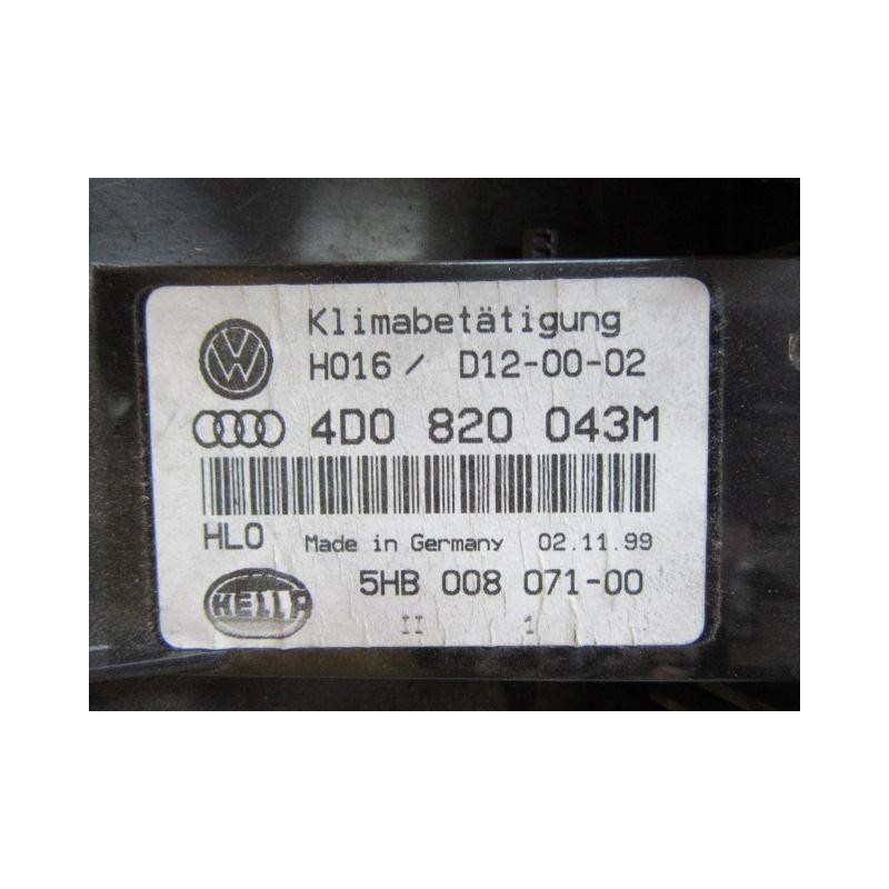 Recambio de mandos calefaccion : audi a8 : 2.5 tdi d/afb v6 150cv 4p [1999] para audi a8 2.5 tdi d/afb v6 150cv 2.5 tdi d/afb v6