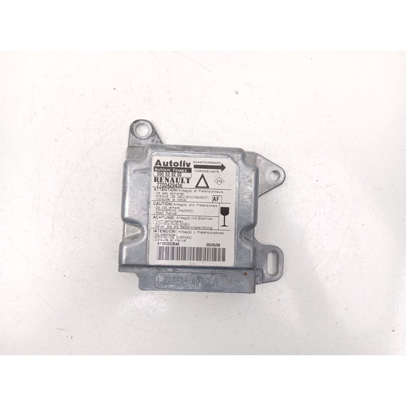 Recambio de centralita airbag para renault laguna i (b56_, 556_) 1.9 dti (b56j) referencia OEM IAM 7700429436 550536200 