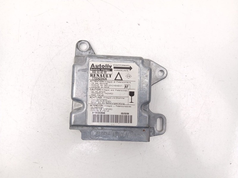 Recambio de centralita airbag para renault laguna i (b56_, 556_) 1.9 dti (b56j) referencia OEM IAM 7700429436 550536200 