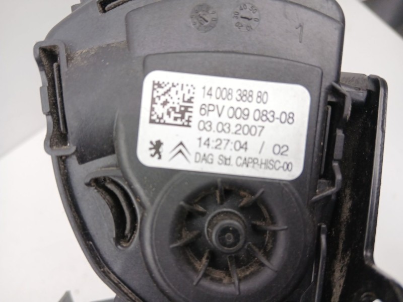 Recambio de potenciometro aceleracion para citroën jumpy ii furgoneta 2.0 hdi 120 referencia OEM IAM 1400838880 6PV009083 