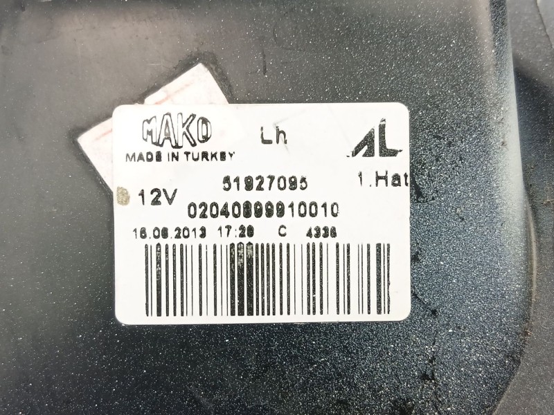 Recambio de piloto trasero izquierdo para fiat punto (199_) 1.2 (199axz1a, 199bxz1a) referencia OEM IAM 51927095  