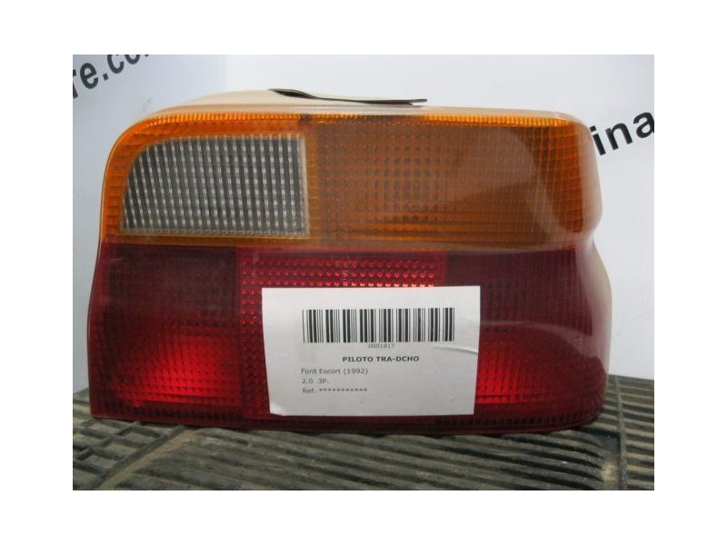 Recambio de piloto trasero dch. : ford escort : 2.0 3p. [1992] para ford escort 2.0 3p. referencia OEM IAM   