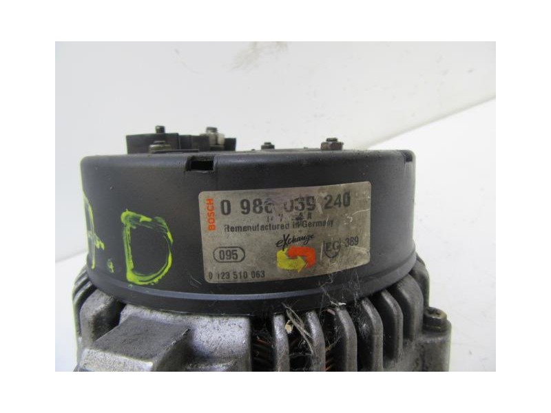Recambio de alternador : opel astra : 1.7 td (67,98cv) [1999] para opel astra 1.7 td referencia OEM IAM 0123510063BOSCH  